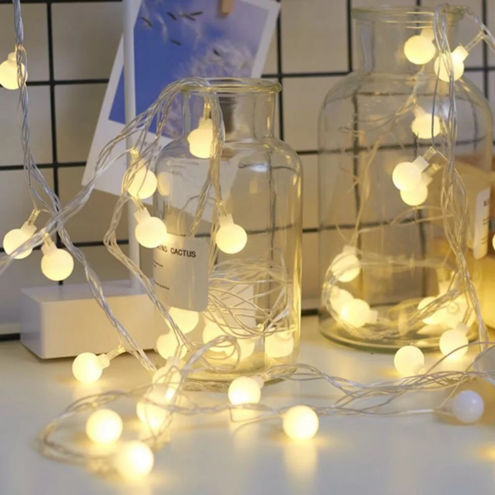 NEW! BOHO CIRCULAR BULB SOFT WHITE LIGHTS - Picture 5 of 8